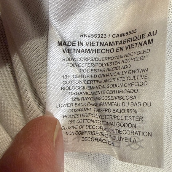 Nike Men's Long Sleeve Henley Shirt - Gray and White - Picture 7 of 10